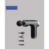 Mini Masaj Tabancası 4 Başlık 6 Hız Ayarlı