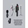 NPL2S TRİPOT +K11 YAKA MİKROFONU SET