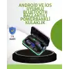 Oyun Modlu E10 Bluetooth Kulaklık Powerbank ve LED Ekranlı