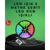 Pratik Kurulumlu 5 Metre Kumandalı Şerit LED