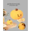 Pumpkin LED Night Light Dokunmatik Şarjlı Silikon Gece Lambası