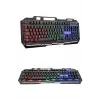 RGB Işıklı   Klavye Q Klavye Mouse Hediyeli