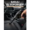 Şarjlı Araç İçi El Süpürgesi ve Hava Pompası