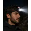 Şarjlı Sensörlü LED Kafa Lambası Zoom Özellikli Güçlü Aydınlatma