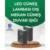 Şeffaf Abajurlu Duvar Tipi Solar Işık