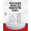 Şık Tasarımlı MagSafe Araç Telefon Tutucu Type-C Girişli