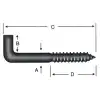 Şofben Çivisi No 1 / 5.8x50 - 100 Adet