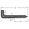 Şofben Çivisi No 2 / 5.8x60 - 100 Adet
