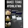 Solar Lamba Giriş, Bahçe Yol lu Hareket Sensörlü Led Parlak Gece Su Geçirmez