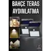 Solar Lamba Giriş, Bahçe Yol lu Hareket Sensörlü Led Parlak Gece Su Geçirmez