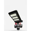 Solar Panelli 3 Lens Dış Mekan Güvenlik Kamerası Hareket Algılamalı LED Aydınlatmalı