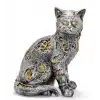 Steampunk Polyester Kedi Figürü Alk2454