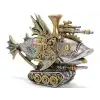Steampunk Polyester Tasarım Balık Figürü Alk2453