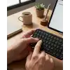 Taşınabilir Mini Bluetooth Klavye Şarjlı Kablosuz Klavye