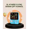 TV Bağlantılı Çift lu Şarjlı Retro Gamepad Seti