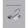 Type‑C Dönüştürücü – 2×USB3.0, SD/MS, 4K HDMI & RJ45 ile Profesyonel Kullanım