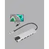 Type‑C Dönüştürücü – 2×USB3.0, SD/MS, 4K HDMI & RJ45 ile Profesyonel Kullanım