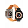 Ultra Akıllı Saat 49 Mm Çift Kordonlu Arama Cevaplama Bluetooth Bağlantılı