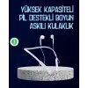 USB Şarjlı Uzun Ömürlü Boyun Askılı Bluetooth Kulaklık