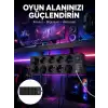 USB ve Type-C Çıkışlı 10lu Akım Korumalı Çoklu Priz Güç Dağıtıcı