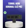 USB ve Type-C Portlu Anahtarlı Çoklu Priz Güç Ünitesi