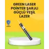 Uzun Mesafe Görünürlüklü Yeşil Lazer Pointer Şarjlı