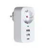 Vothoon 2.4a Çıkışlı 2xusb 1xtype-c Tekli Priz Ftr-17