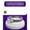 Wave Sensörlü LED Kafa Lambası Şarjlı Ayarlanabilir Işık