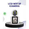 WiFi İç Mekan Kamera 2K Gece Görüşlü Çift Yönlü Görüntü Konuşma Destekli