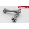 Yuvarlak Yıldız Başlı Rysb Kulp Vidası, Civata M4x20 - 500 Adet