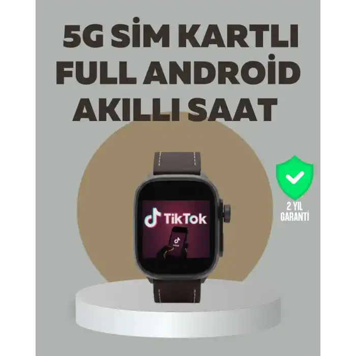 Android Akıllı Saat 5G Destekli Uygulama İndirme