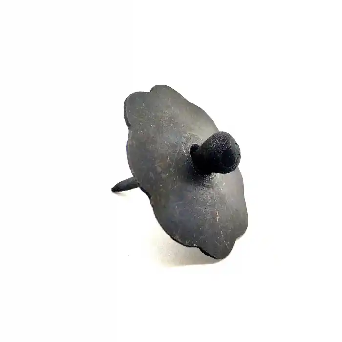 Antika Tarz Dekoratif Pirinç Düğmeli Kabara - 40 Mm, Oksit