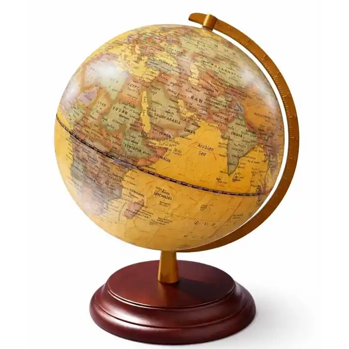 Dekoratif Işıklı Masa Üstü Dünya Küre Alk5261