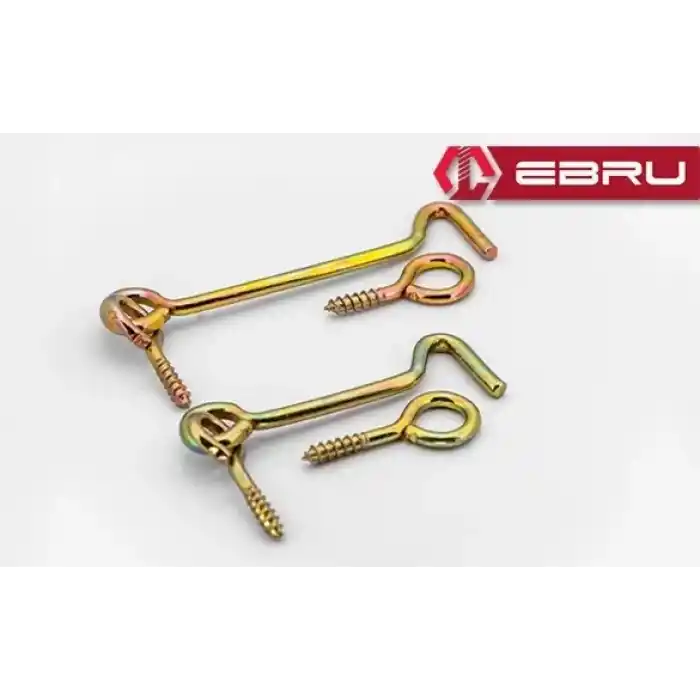 , Kapı Pencere Halkalı Çengel, Kanca Kilit 180 - 5 Adet