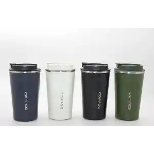 500 Ml Paslanmaz Çelik Termos Mug - Çift Katmanlı Sızdırmaz Kahve Kupası Alk3134