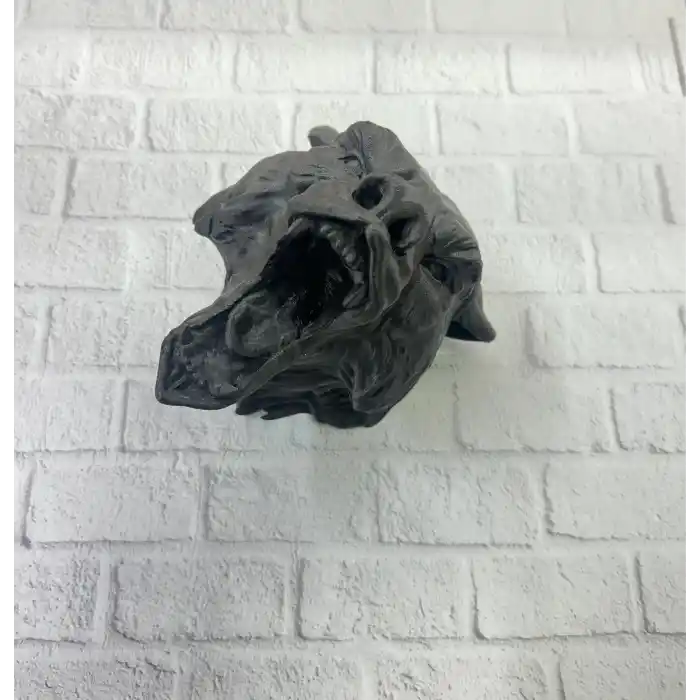 3D Siyah Ayı Başı Duvar Dekoru Modern Asılabilir Heykel 25x19 cm