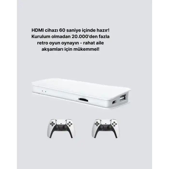 3D ve 4K Görüntü Kaliteli Çok lu Retro Oyun Konsolu