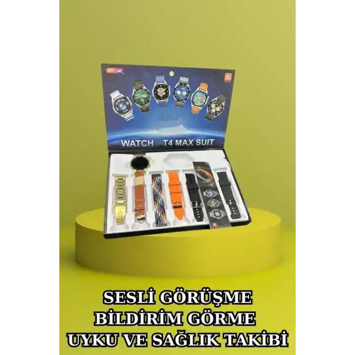 3.Nesil TWS Bluetooth Kulaklık Bluetooth Bağlantılı Akıllı Saat Amoled Ekran Plastik Hasır Kordon