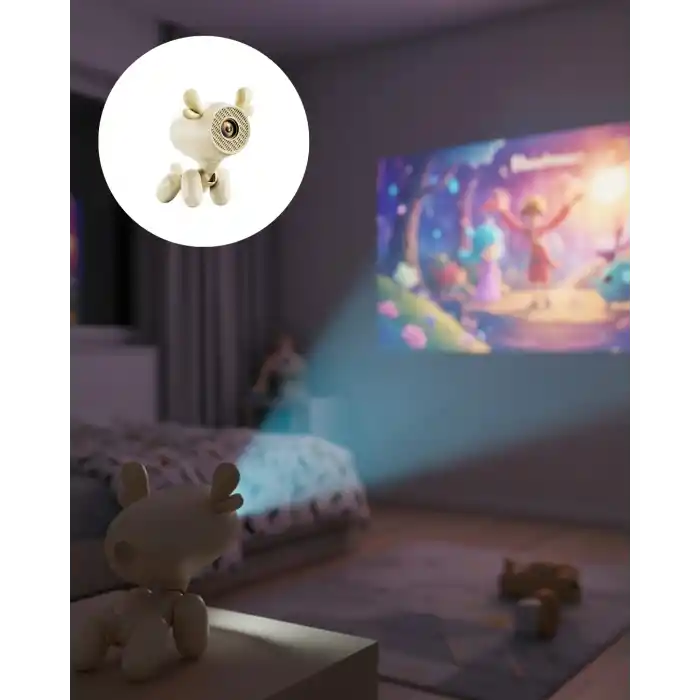 4K İçerik Destekli Akıllı Projeksiyon WiFi Bluetooth Android