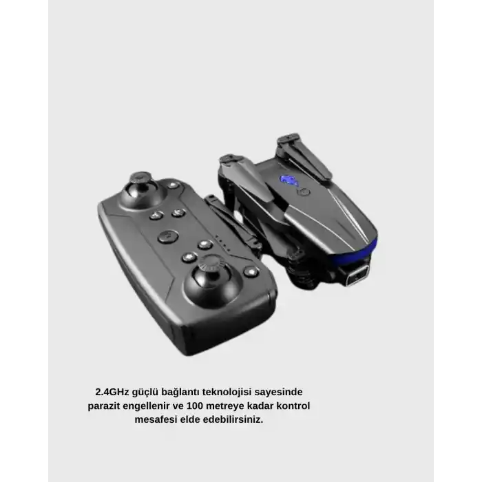 4K Katlanabilir Drone Uzaktan Kontrollü Wi-Fi Görüntü Aktarımlı