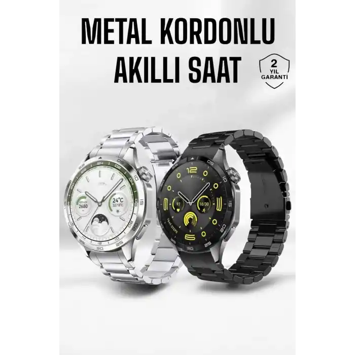 Akıllı Saat Bildirim Görme Amoled Ekran GPS Uyumlu Sesli Görüşme