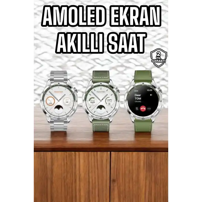 Akıllı Saat Sesli Görüşme Titreşimli Nabız Sensörlü Spor Modları