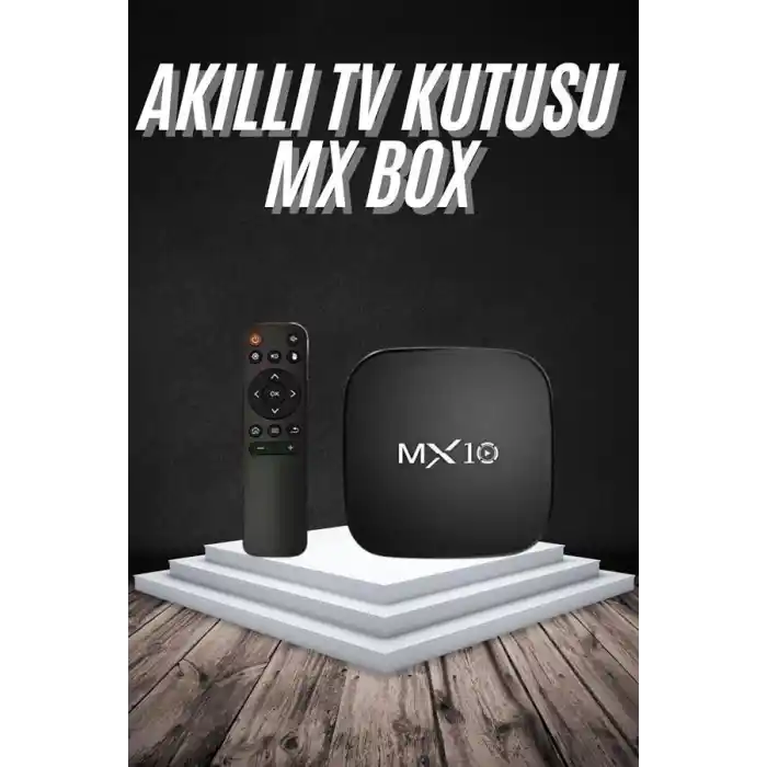 Akıllı TV kutusu Mx Box Android 7.1 TV kutusu 2.4G Wifi
