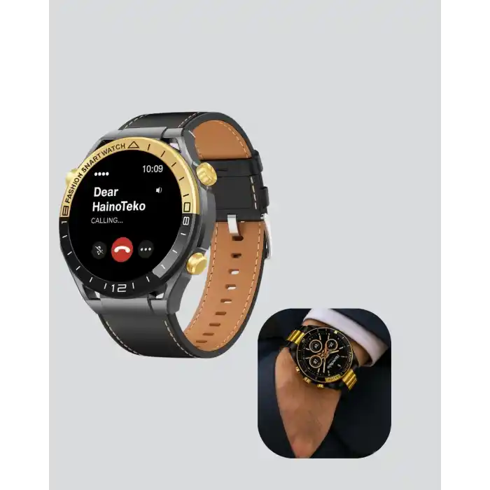 Amoled Ekran Akıllı Saat Bluetooth 5.1 Çağrı Destekli 3 Bileklikli