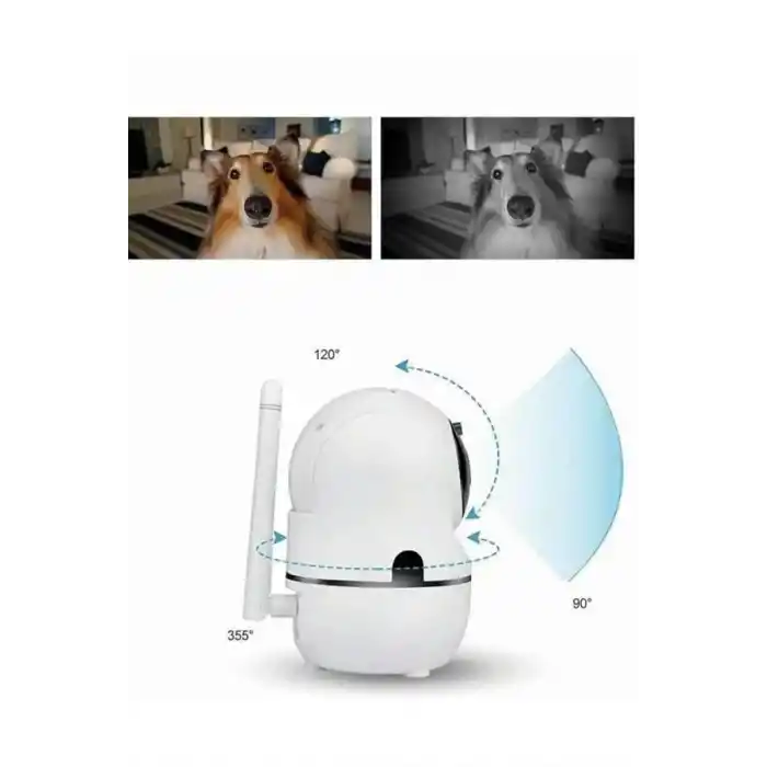 Anlık Bildirimli Hareket Sensörlü Full HD Kamera