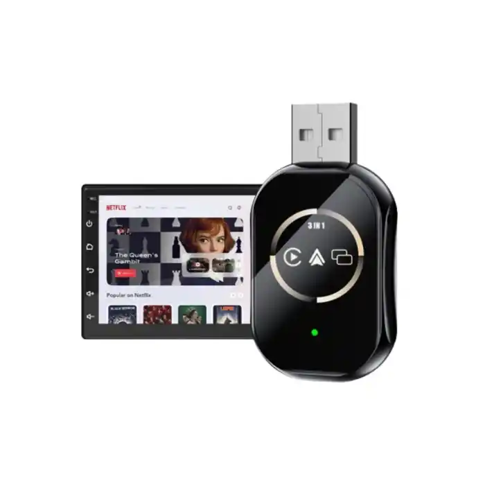 Araç İçi Kablosuz CarPlay Android Auto AirPlay Adaptörü