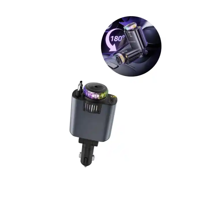 Araç İçi Nemlendirici Aromaterapi ve Hızlı Şarj Bir Arada