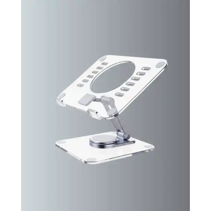 Ayarlanabilir Şeffaf Tablet Standı Kaymaz Silikon Tabanlı