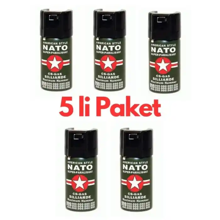 Bıber Özsavunma Gazıı 5 Adet Birden