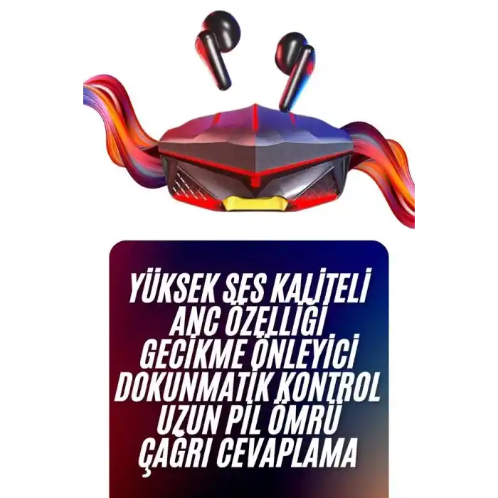 Bluetooth Kulaklık HD Ses Kaliteli Işıklı Metal Kasa Ios Android Uyumlu Mikrofonlu